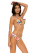 Luli Fama Shocking Florals SEAMLESS FULL RUCHED BACK BOTTOM